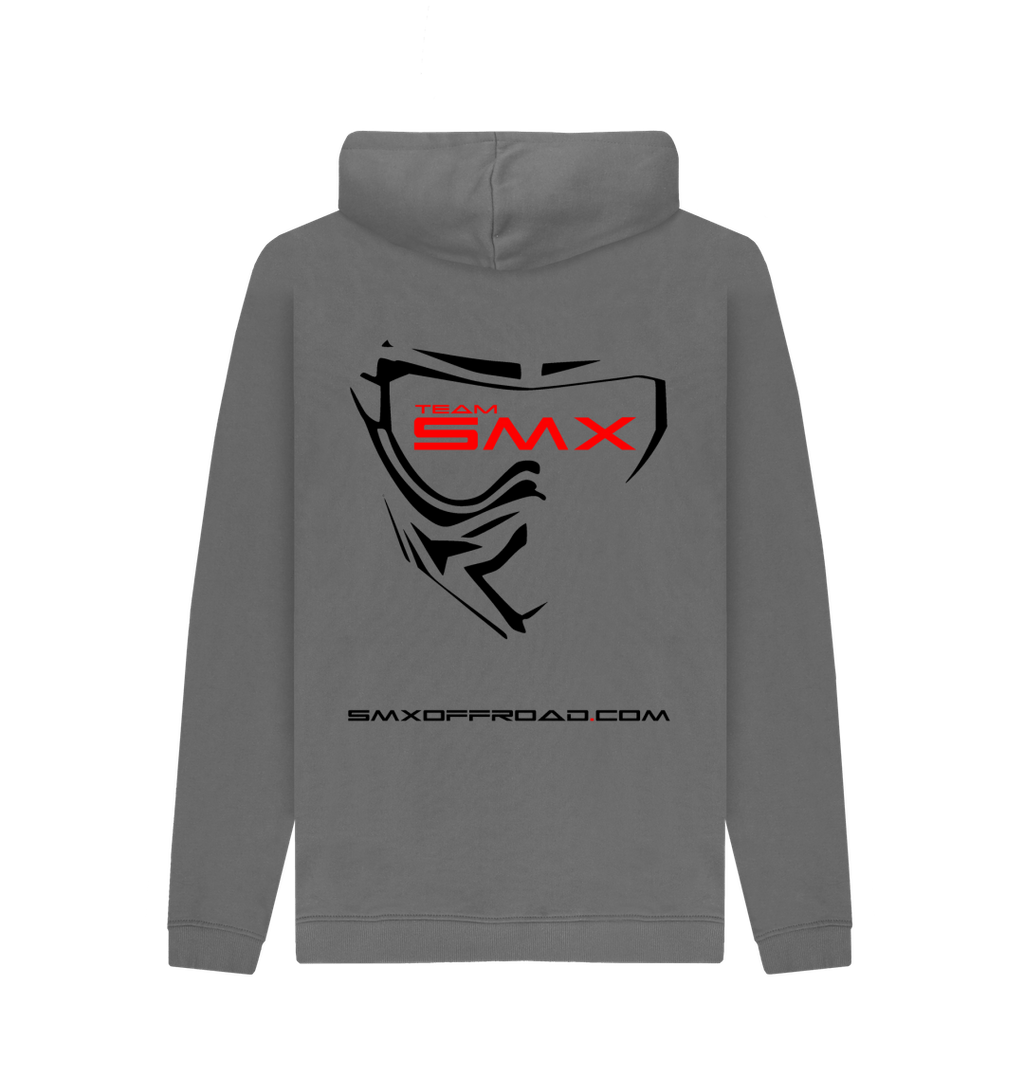 Slate Grey Printed Hoody Back