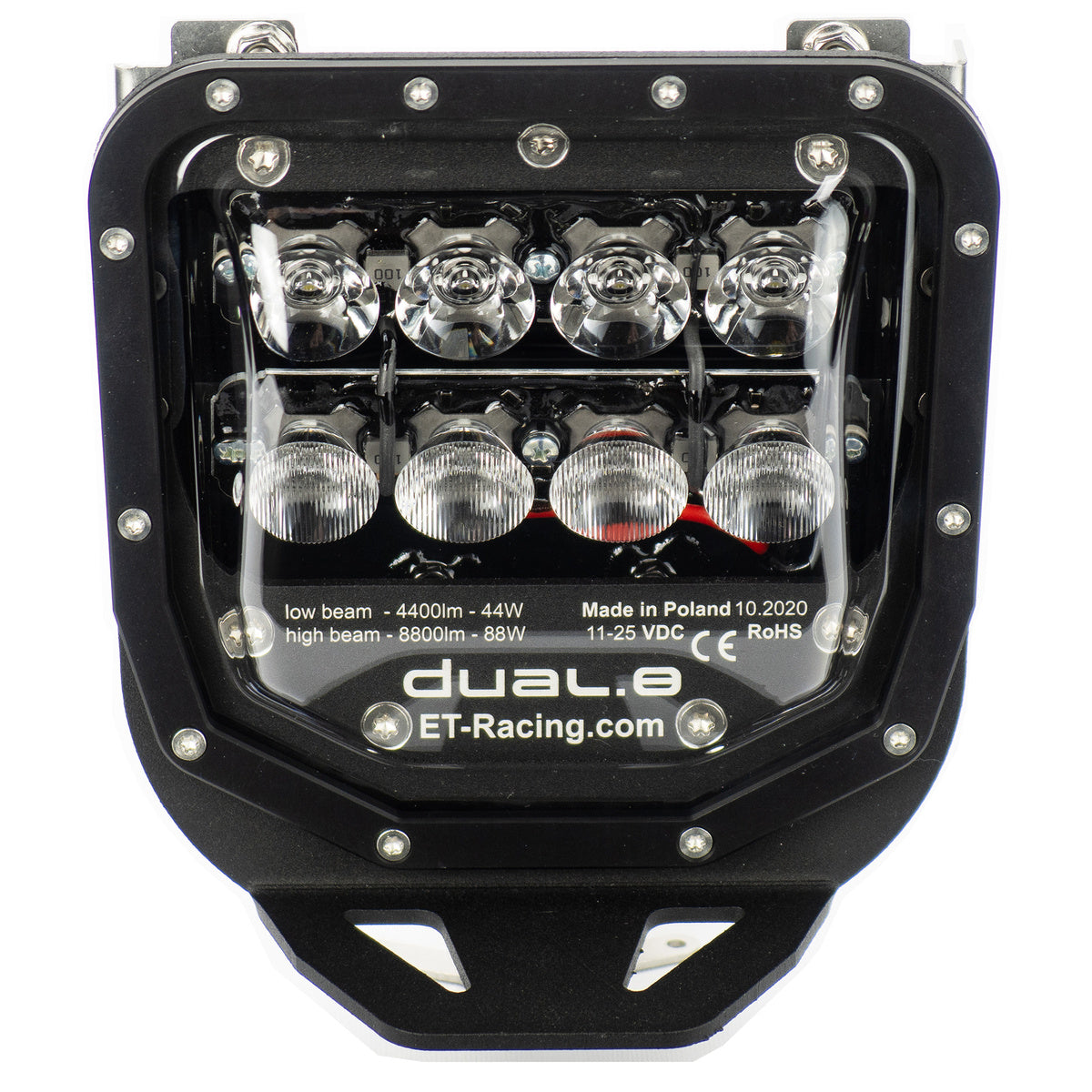 ET-RACING DUAL-8 LED HEADLIGHT – SMXOFFROAD Ltd