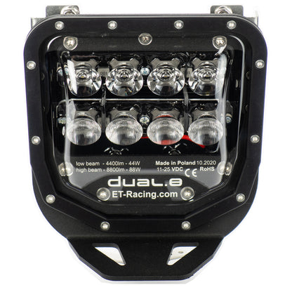 ET-RACING DUAL-8 LED HEADLIGHT