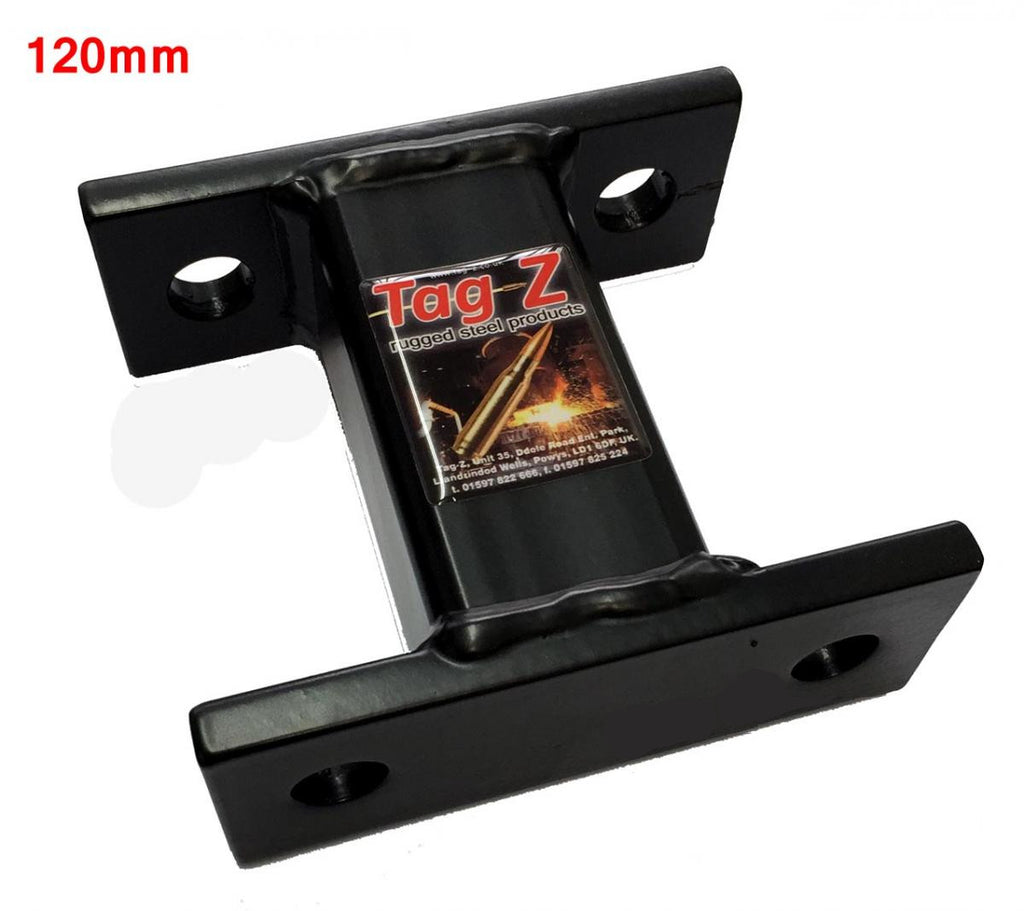 170mm SPACER FOR CAR RACK, !!! DON'T TOW WITH THIS PRODUCT !!!, HITCH SPACER 90mm CENTRES UK