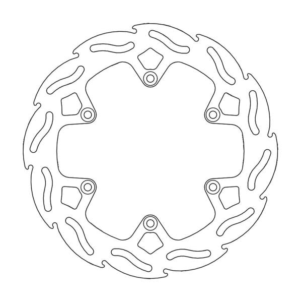 MOTOMASTER 220mm FLAME REAR DISC