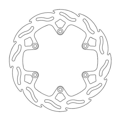 MOTOMASTER 220mm FLAME REAR DISC