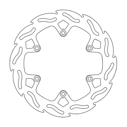 DISQUE ARRIÈRE FLAMME MOTOMASTER 220mm