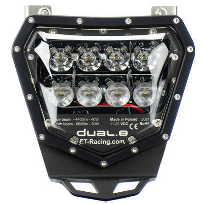 ET-RACING DUAL-8 LED HEADLIGHT